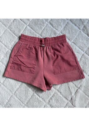 Victoria's Secret | ON POINT Fleece Sweat Shorts Pink Orange | Size Extra Small